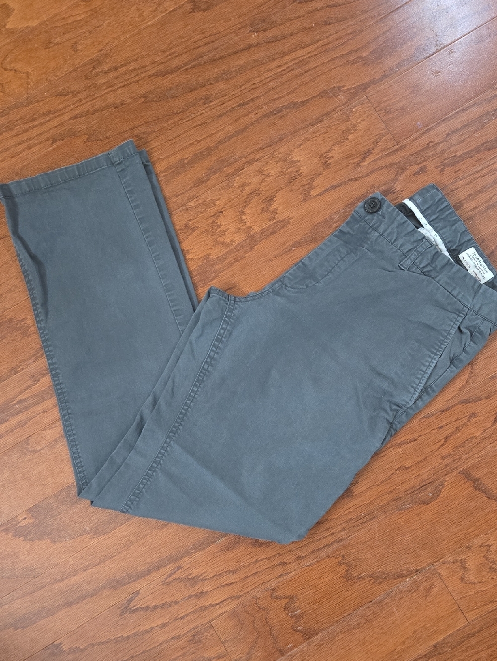 7 Diamonds Gray Chino-Style Slim Fit Pants